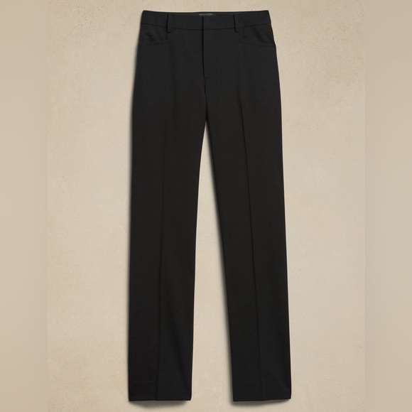 NWT! Banana Republic Navy Siena Straight Wool Pant - PETITE SIZES ONLY - Picture 7 of 7
